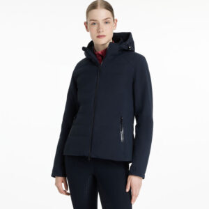 Veste LeMieux Brooke imperméable bleu marine devant