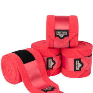 LeMieux Loire fleece bandages Papaya