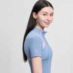 Zijaanzicht LeMieux Mia Mesh Base Layer Junior Powder Blue