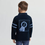 Achterkant LeMieux Rugby Shirt Robbie Mini Kids Navy