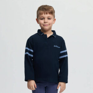 LeMieux Rugby-Shirt Robbie Mini Kinder Marineblau