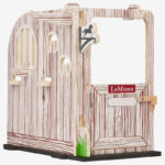 Ensemble d'écurie pour poneys LeMieux Toy en bois, vue fermée