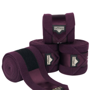 LeMieux bandages Loire Satin Fig