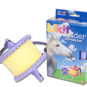 Likit liksteenhouder met touw paars