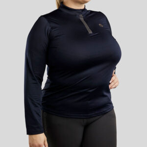 Montar Longsleeve Briella Curve Bleu marine foncé