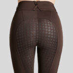 Leggings d'équitation Montar MoEdith Crystal Brown