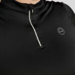 Detail crystal steentjes Montar Shirt Everly Curve Zwart