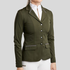 Montar Wedstrijdjas MoGloria Olijf voorzijde