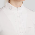 Crystal detail Montar Wedstrijdshirt MoCha wit