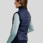 Achterzijde Montar bodywarmer MoCha kids Navy