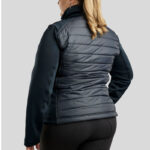 Achterzijde jas Montar Emma Curve dark navy
