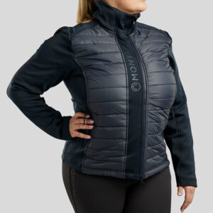 Veste Montar Emma Curve bleu marine foncé devant