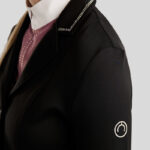 Veste d'équitation Montar MoCha Black avec col et manches détaillés
