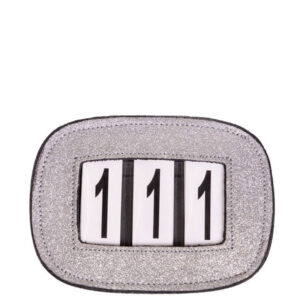 Porte-numéro QHP Shine Argent