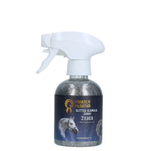 Paardenpraat Glitter Glamour Spray Zilver Nieuw