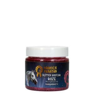 Paardenpraat Glitter Hoeflak Roze