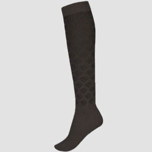 Chaussettes d'équitation Horka Classic Chocolat noir