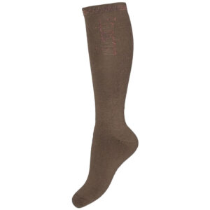 Paardrijsokken Horka Equestrian Pro coffee/rosegoud