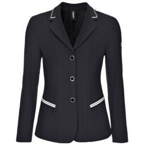 Pikeur rijjas Elva kinderen zwart voorzijde