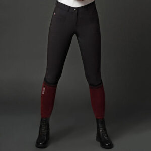 PresTeq paardrijbroek zwart voorzijde