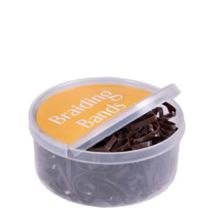 Bandes élastiques tressées larges QHP en boîte marron