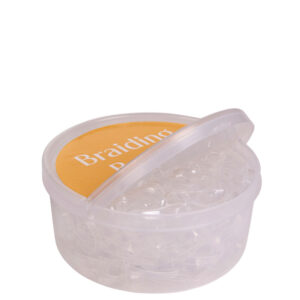 QHP Brede Invlecht Elastiekjes in Box Transparant