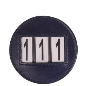 QHP Modeste startnummer Rond navy voorkant