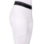 Detail phone pocket QHP Riding leggings Eden Full Grip white