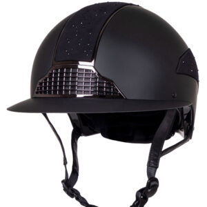 QHP Veiligheidscap Ohio Polo Visor zwart