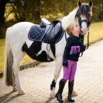 Lifestyle photo saddle pad QHP Lize