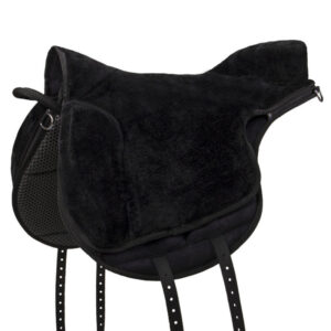 QHP bareback pad Super soft zwart/zwart