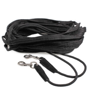 QHP dubbele longeerlijn zwart