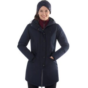 QHP jas Linde navy voorzijde