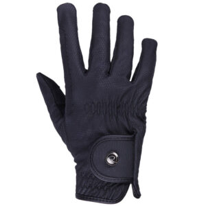 QHP winter handschoene Force zwart bovenzijde