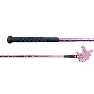 QHP Peitsche Einhornherzen rosa