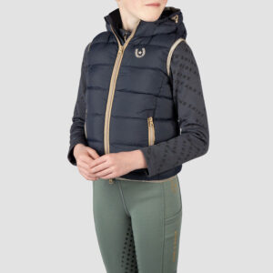 Gilet sans manches Red Horse Rai Kids bleu encre devant