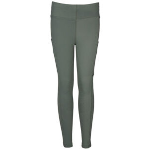 Red Horse Riding Leggings Gina Full Grip Kids Hunter Green front