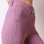 Detail Montar logo rijbroek Megan High Wasit Vol.2 Grape