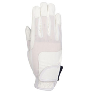 Rijhandschoenen Harry's Horse TopGrip Mesh wit bovenaanzicht