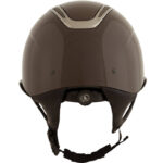 Achterzijde Rijhelm BR Zeta Serene Shine Bruin/Gunmetal