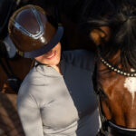 Lifestyle foto Rijhelm BR Zeta Serene Shine Bruin/Gunmetal