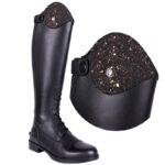 Leren QHP kinder rijlaars Romy