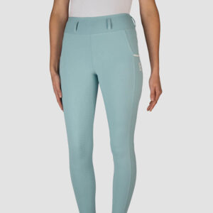 Leggings d'équitation EQPRO Sofia Kids Bleu Récif