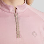 Detail Crystal steentjes Shirt Montar MoLila Junior Candy Pink