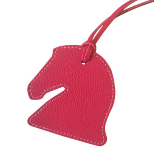 Pendentif de sac Tête de cheval Fuchsia