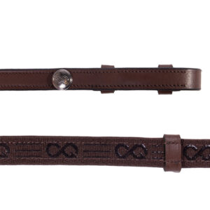 Teugels PresTeq FayRein met stops bruin 16 mm