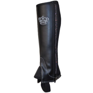Red Horse Mini Chaps Bling Black