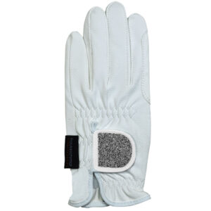 Haukeschmidt Riding Gloves A Tough Of MagicTack Swarovski White