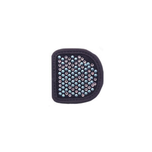Haukeschmidt Patches Échiquier MagicTack Swarovski Marine
