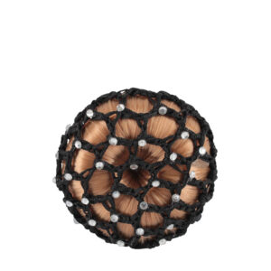 Horka Knotnetje Strass Zwart